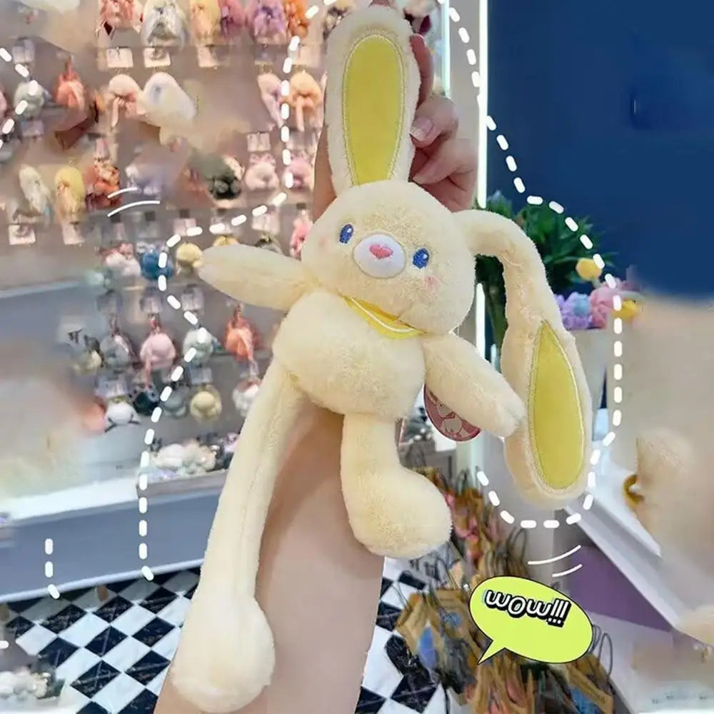 🐰 Pulling Ears Rabbit Plush Toy Keychain