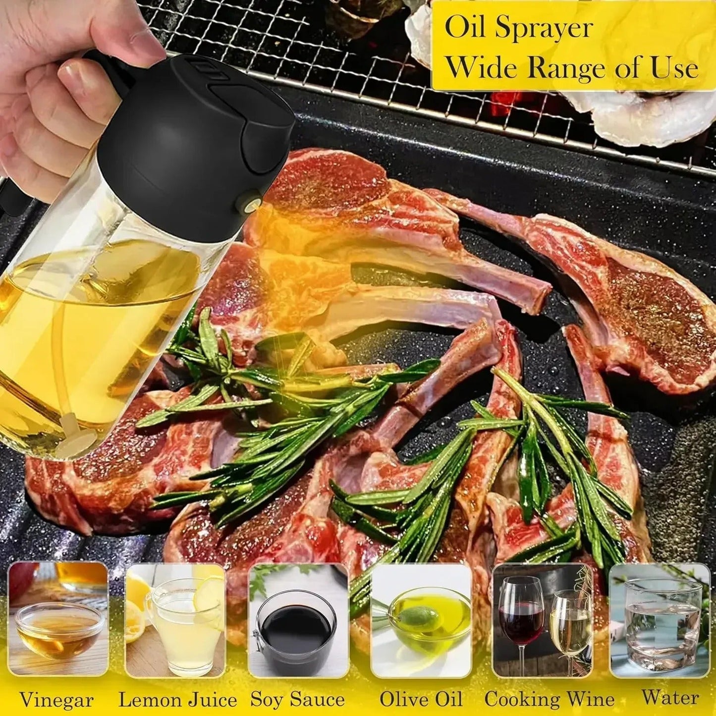 2 in 1 Portable Oil Sprayer and Dispenser