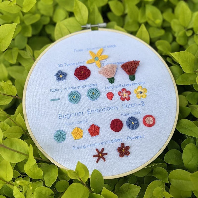 8 Pcs Embroidery Starter Kit